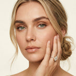 4.60CTW Oval Lab Grown Diamond Rosavelle Ring For Women Rose Gold