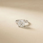 Lunavelle Engagement Ring 4.56CTW Round Lab Grown Diamond White