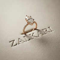 4.60CTW Marquise Lab Grown Diamond Solitaire Ring For Girls Rose Gold