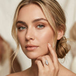 4.60CTW Marquise Lab Grown Diamond Solitaire Ring For Girls Rose Gold