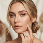 4.60CTW Marquise Lab Grown Diamond Solitaire Ring For Girls Gold