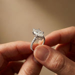 4.60CTW Marquise Lab Grown Diamond Solitaire Ring For Girls White