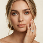 4.60CTW Oval Lab Grown Diamond Solitaire 4 Prongs Ring For Her White