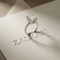 4.60CTW Radiant Lab Grown Diamond Evorique Ring For Women White