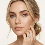 4CTW Marquise Cut Elegant Twisted Band Lab Grown Diamond Engagement Ring For Women Rose Gold