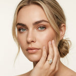 2.25CTW Marquise Cut Pavé Accent Lab Grown Diamond Engagement Ring For Women Gold