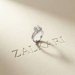 2.40CTW Cushion Halo Double Split Shank Lab Grown Diamond Engagement Ring White