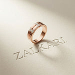 0.70CTW Eternal Bond Lab Grown Diamond Ring For Men Rose Gold