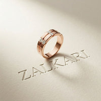 0.70CTW Eternal Bond Lab Grown Diamond Ring For Men Rose Gold
