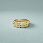 0.70CTW Eternal Bond Lab Grown Diamond Ring For Men Gold