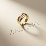 0.90CTW Unity Crest Lab Grown Diamond Ring For Men Gold