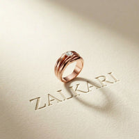 0.50CTW Noble Crest Lab Grown Diamond Ring For Men Rose Gold