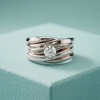 0.50CTW Noble Crest Lab Grown Diamond Ring For Men White 