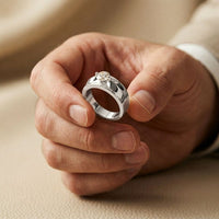 1CTW Regent Solitaire Lab Grown Diamond Ring For Men White