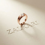 1CTW Valor Channel Set Lab Grown Diamond Ring For Men Rose Gold