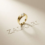 1CTW Valor Channel Set Lab Grown Diamond Ring For Men Gold