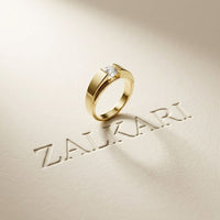 1CTW Valor Channel Set Lab Grown Diamond Ring For Men Gold