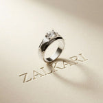 0.75CTW Round Vanguard Crown Lab Grown Diamond Ring For Men White