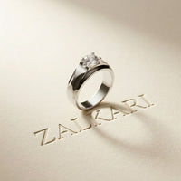 0.75CTW Round Vanguard Crown Lab Grown Diamond Ring For Men White