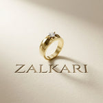 0.75CTW Vanguard Solitaire Lab Grown Diamond Ring For Men Gold