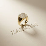 0.70 Ct Round Monarch Pavé Lab Grown Diamond Ring For Men Gold