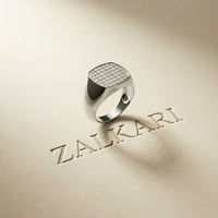 0.70 Ct Round Monarch Pavé Lab Grown Diamond Ring For Men White