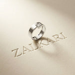 0.25CTW Princess Apex Bezel Lab Grown Diamond Ring For Men White