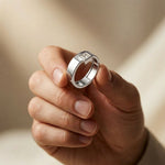 0.25CTW Princess Apex Bezel Lab Grown Diamond Ring For Men White