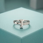 0.20CTW Round Vertex Pavé Lab Grown Diamond Ring For Men White
