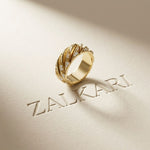 0.65CTW Round Tempest Pavé Lab Grown Diamond Band For Men Gold