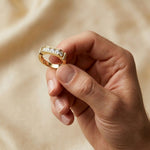 0.55 CTW Round Arcadia Lab Grown Diamond Band Ring For Men Gold