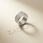 1.85CTW Round Pavé Lab Grown Diamond Band Ring For Men White