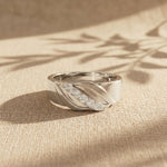0.15CTW Round Twisted Pavé Lab Grown Diamond Band Ring For Men White
