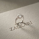 Oval Lab Grown Diamond Alouette Three Stone Ring 3.30ctw