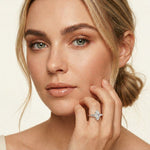 Marquise Lab Grown Diamond Evanthe Three Stone Ring 3.30ctw
