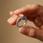 2.20CTW Pear Cut Vintage Scrollwork Lab Grown Diamond For Women White