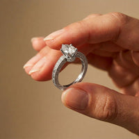 2.20CTW Pear Cut Vintage Scrollwork Lab Grown Diamond For Women White