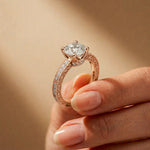 2.20CTW Round Cut Vintage Filigree Lab Grown Diamond For Women Rose Gold