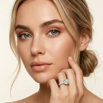 2.20CTW Round Cut Vintage Filigree Lab Grown Diamond For Women white