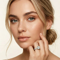 2.20CTW Round Cut Vintage Filigree Lab Grown Diamond For Women white