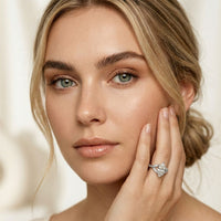 1.80CTW Marquise Vintage Botanical Lab Grown Diamond Ring For Women White