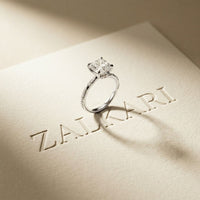 2.95CTW Asscher Cut Vintage Milgrain Lab Grown Diamond Ring For Women White