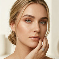 2.95CTW Oval Cut Classic Heirloom Lab Grown Diamond Ring For Women Rose Gold