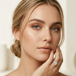 2.95CTW Oval Cut Classic Heirloom Lab Grown Diamond Ring For Women White 