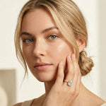 2.95CTW Pear Cut Antique Filigree Lab Grown Diamond Ring For Women Rose Gold