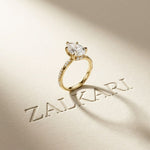 2.95CTW Pear Cut Antique Filigree Lab Grown Diamond Ring For Women Gold