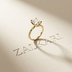 2.95CTW Radiant Cut Elegant Engraved Lab Grown Engagement Ring For Women Gold