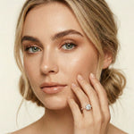 2.95CTW Round Cut Timeless Vintage Lab Grown Diamond Ring For Women Rose Gold