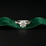 2.95CTW Round Cut Timeless Vintage Lab Grown Diamond Ring For Women White