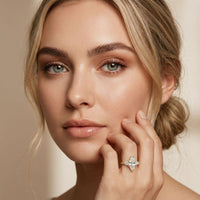 Marquise Lab Grown Diamond Whisper Three Stone Ring For Her
